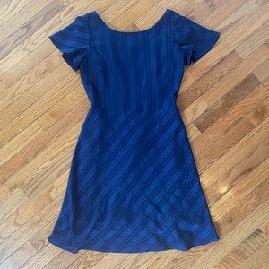 Antonio Melani Navy Blue Size 6 Short Sleeve Dress